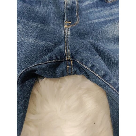 FRAME Mid Rise Denim Slim Fit Le Gracon Skinny Jeans Blue Stretch Womens Size 28 - Picture 4 of 12